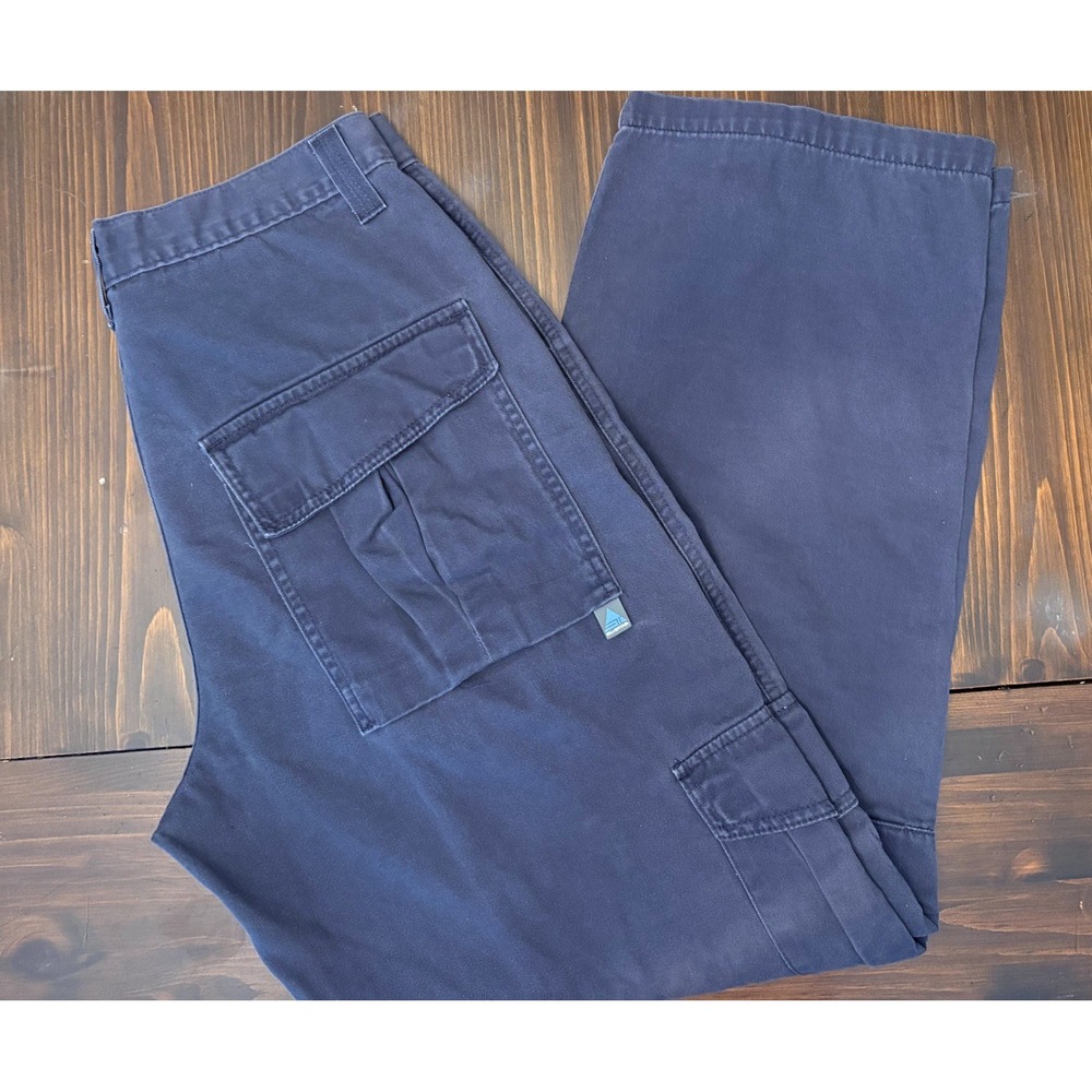 VTG Levis Silvertab Pants Mens 33x32 (32x31) Blue Cargo Baggy Wide Skater Y2K